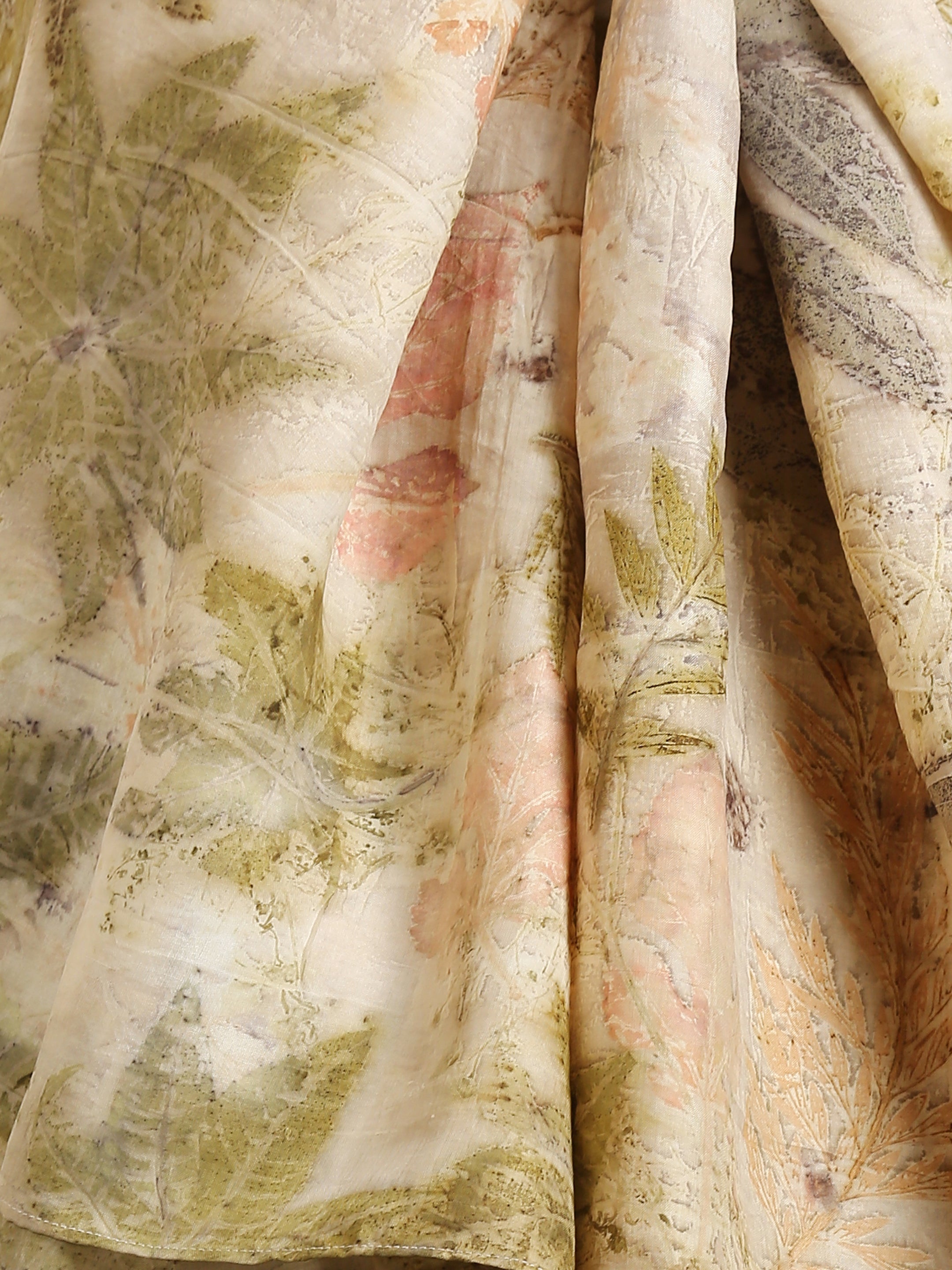 Econprint silk scarf from Ekoprnt