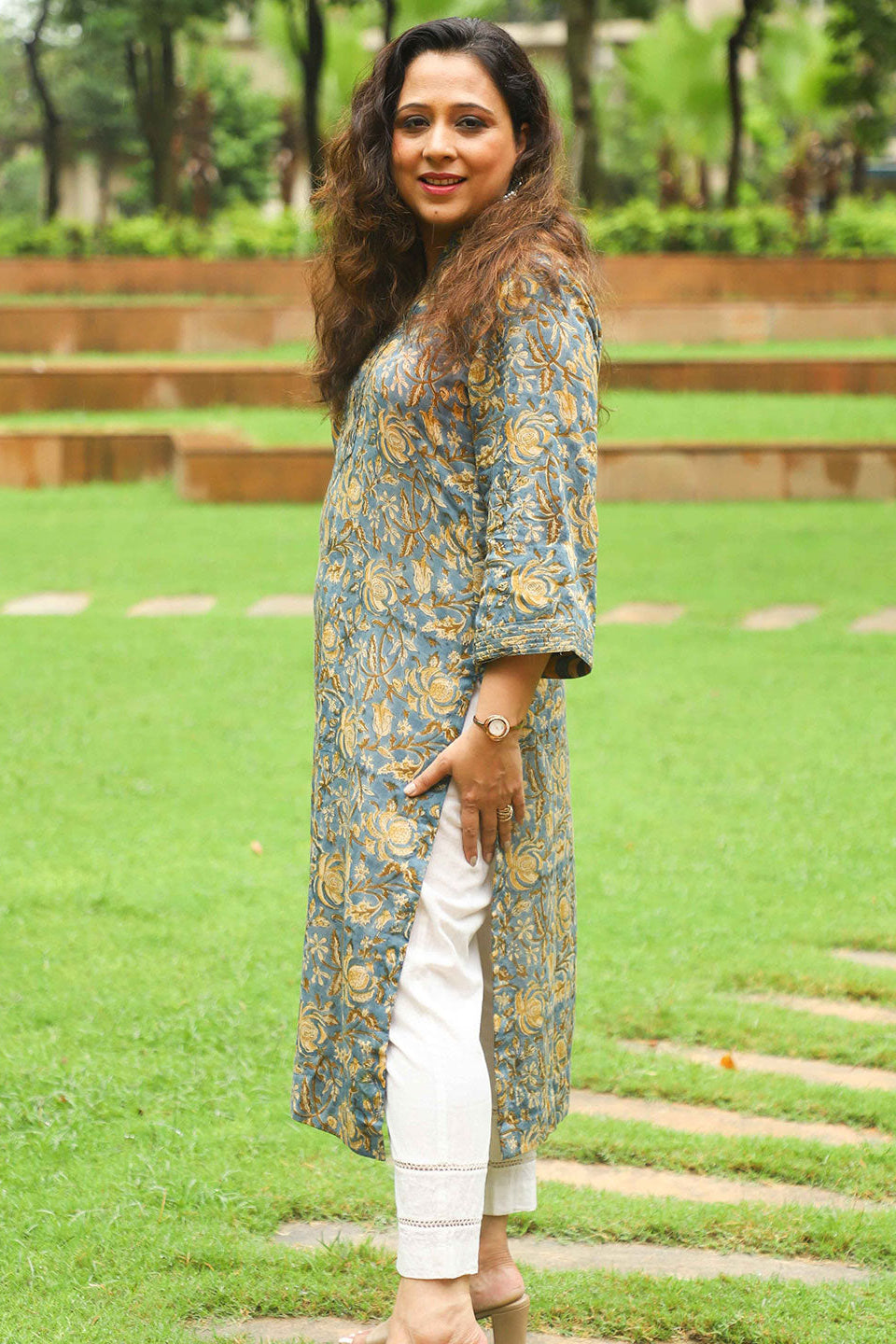 Pants With Double Beeding Off white