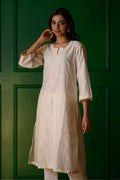 White Booti Chanderi