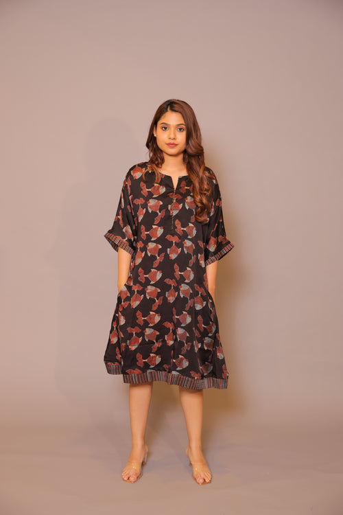 Fish Ajrakh Dress