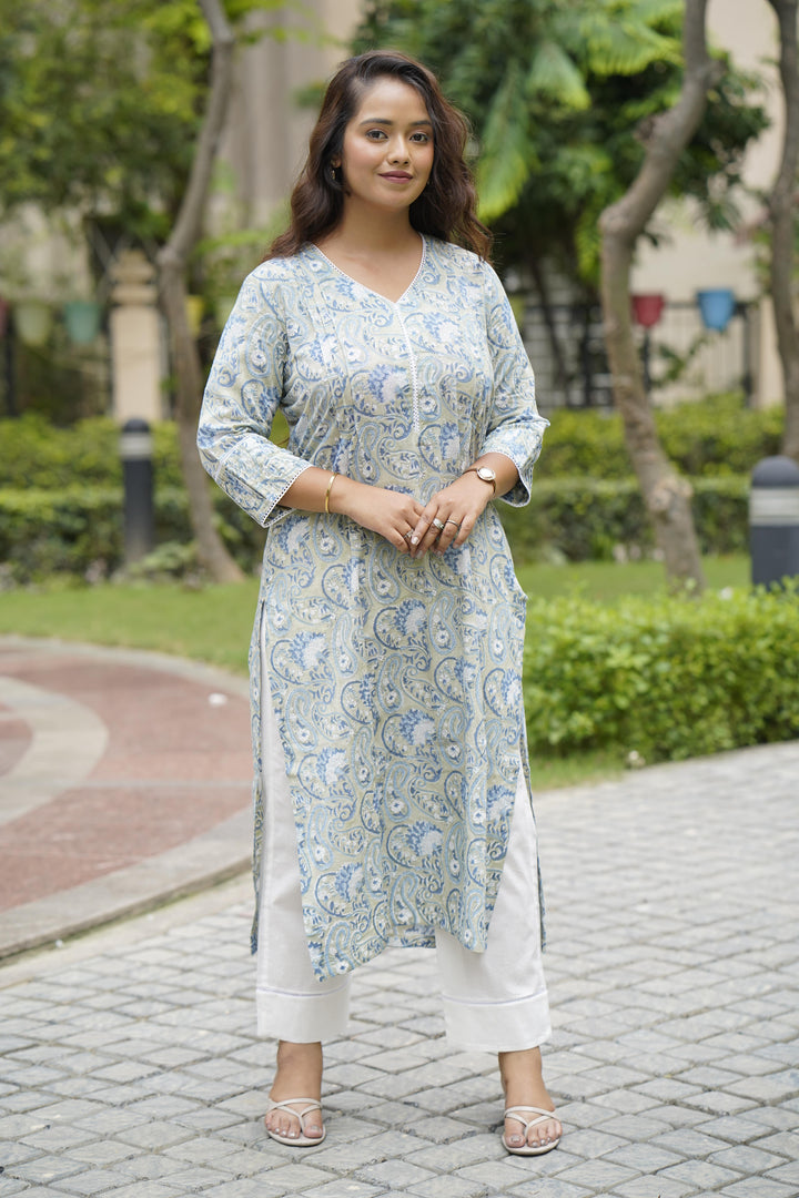 Paisely Kurta