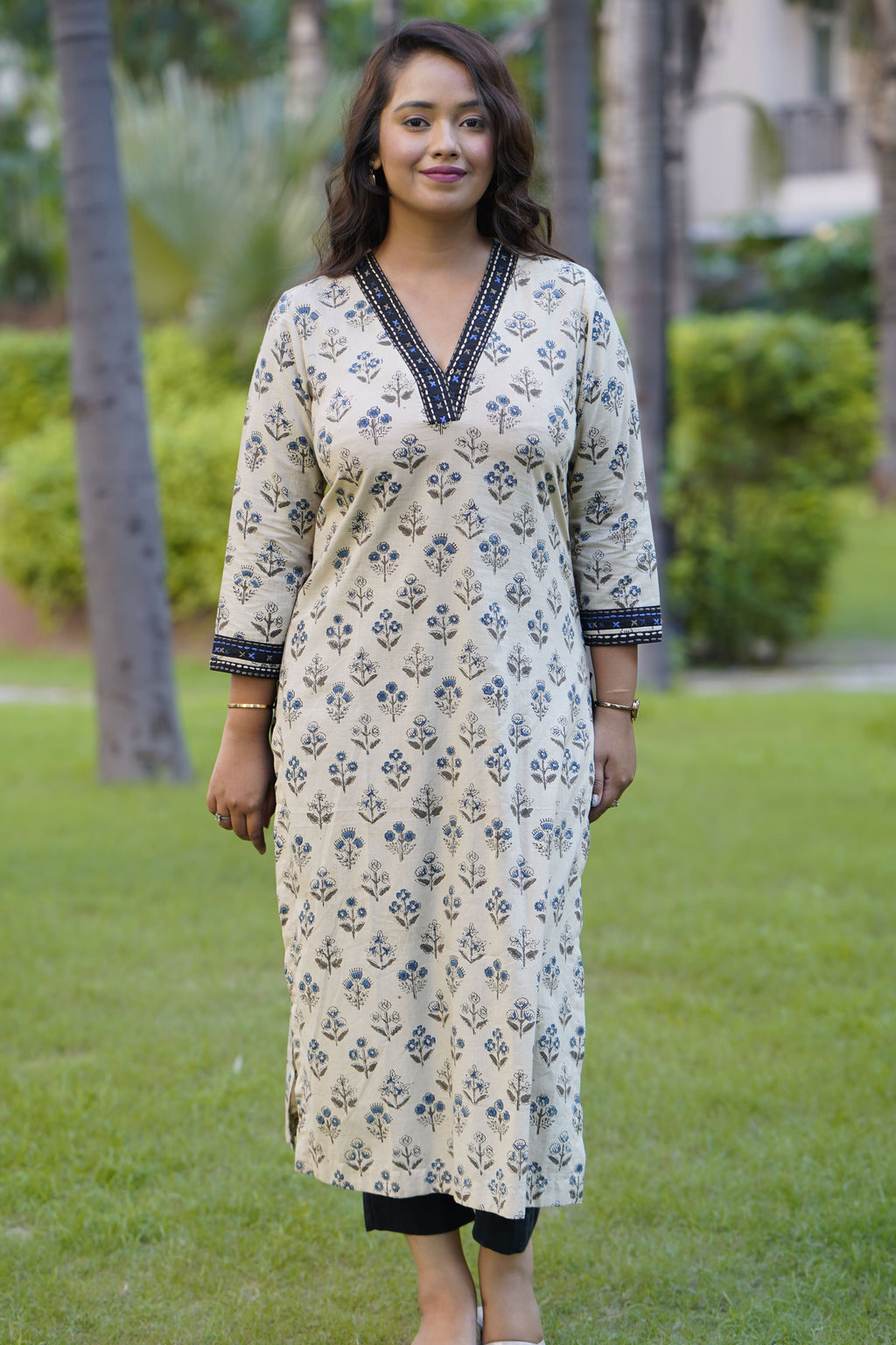 Beige Embroidery