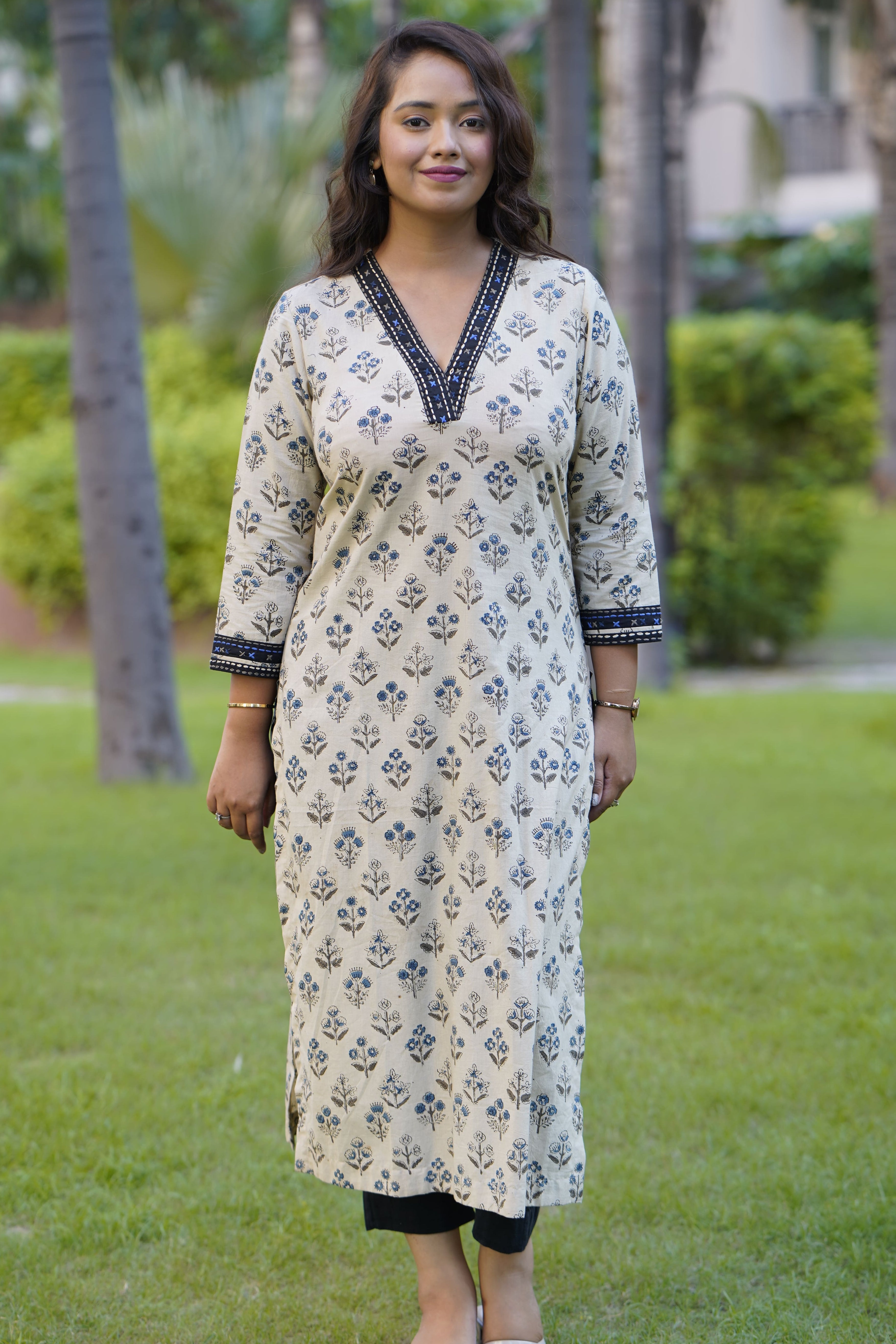 Beige Embroidery
