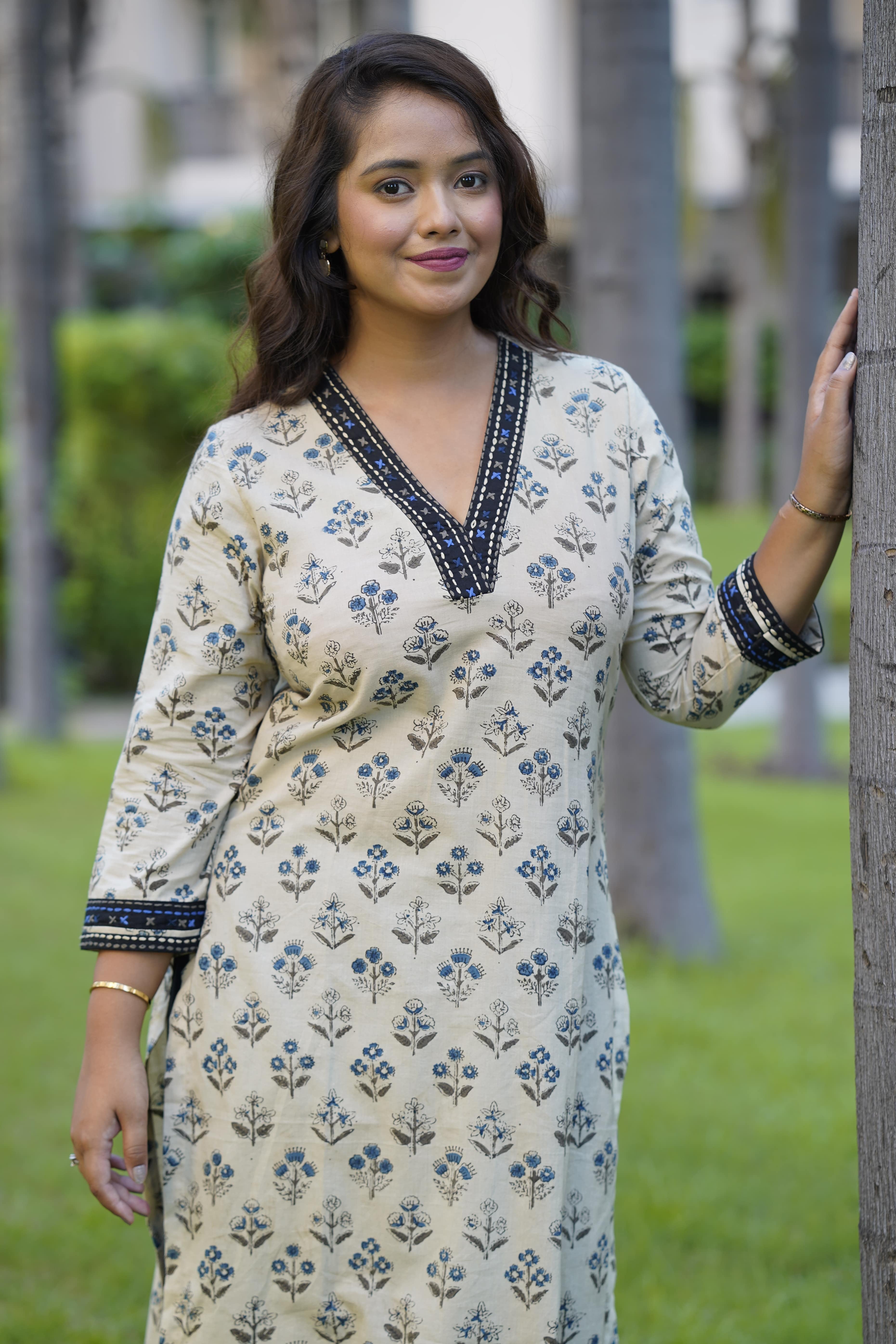 Beige Embroidery