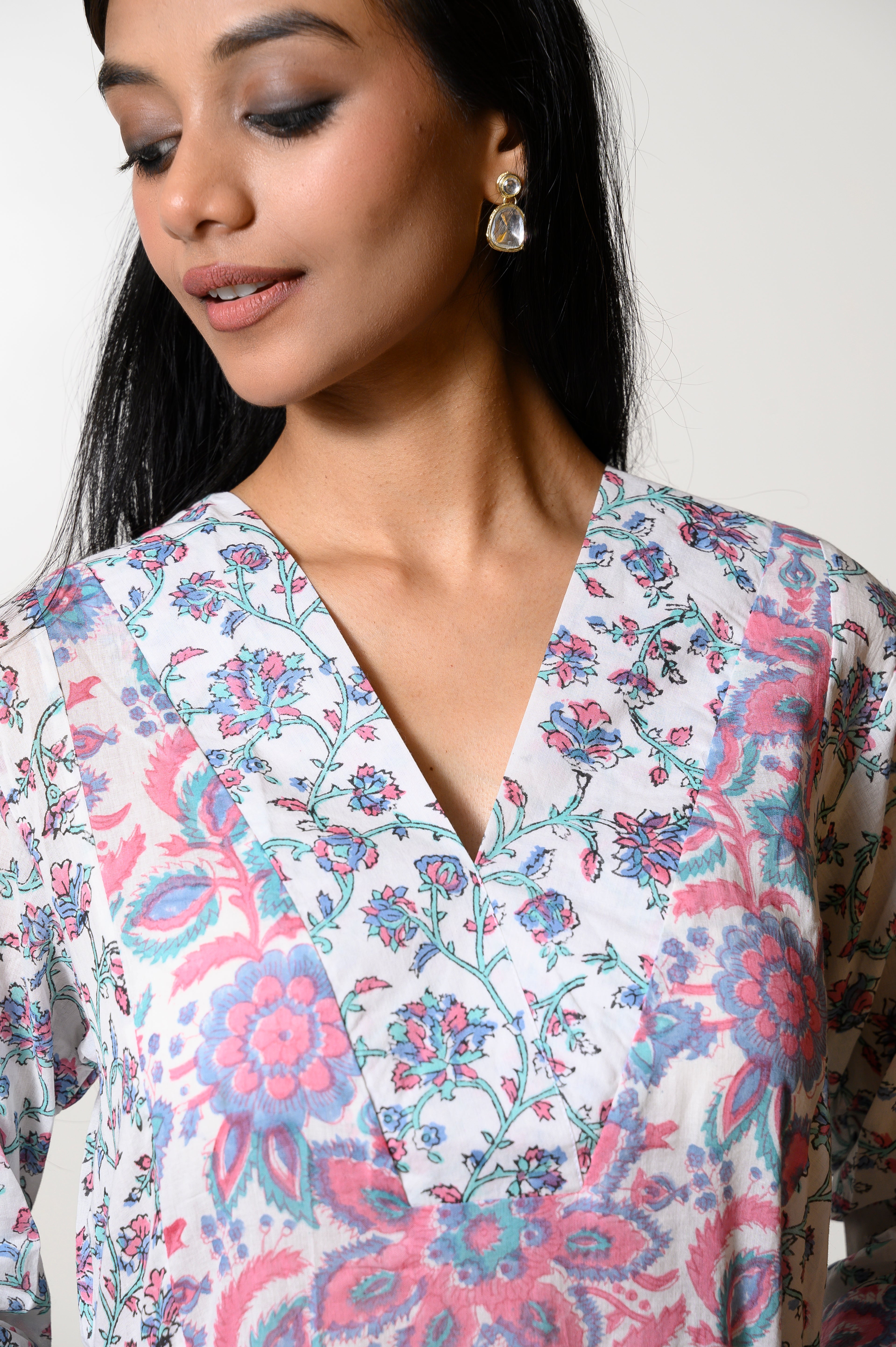Phool Flared Kurta