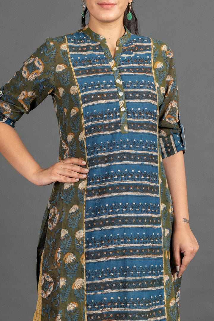 Women's Rainforest Yoke Kurta