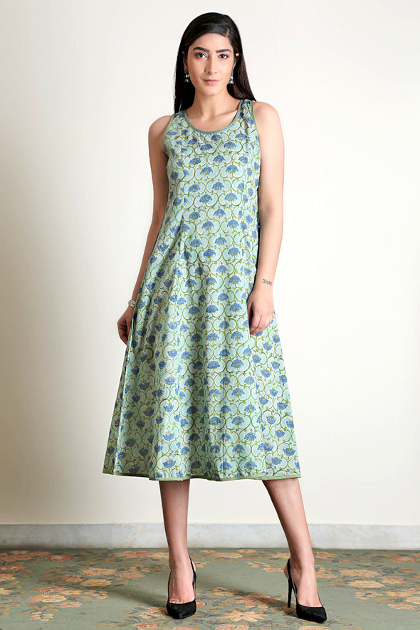 Women's Ferns & Orchids Dress