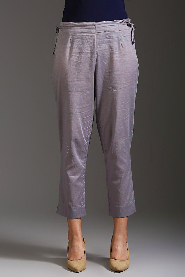 Women's Lilac Grey Pencil Pants