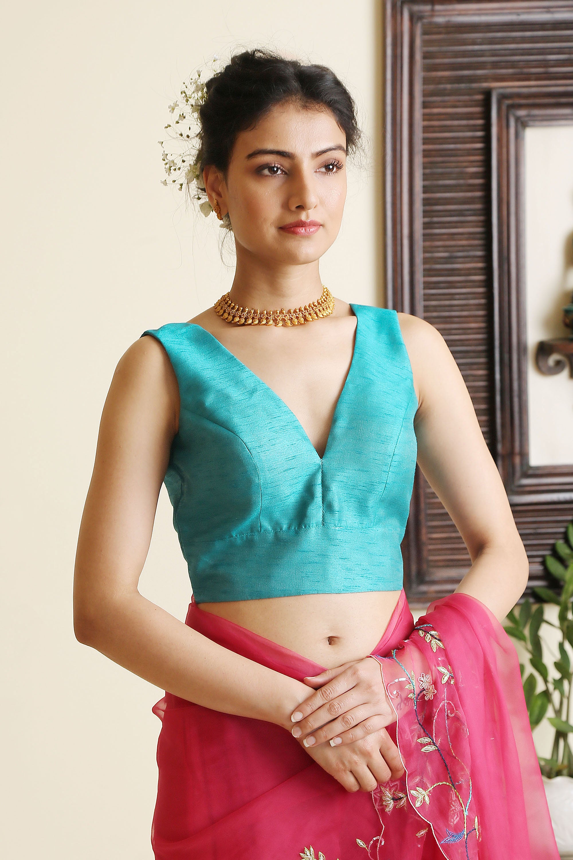 Women's Laila Emerald Green Blouse