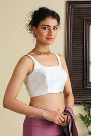 Women's Nazaqat Pearl White Blouse