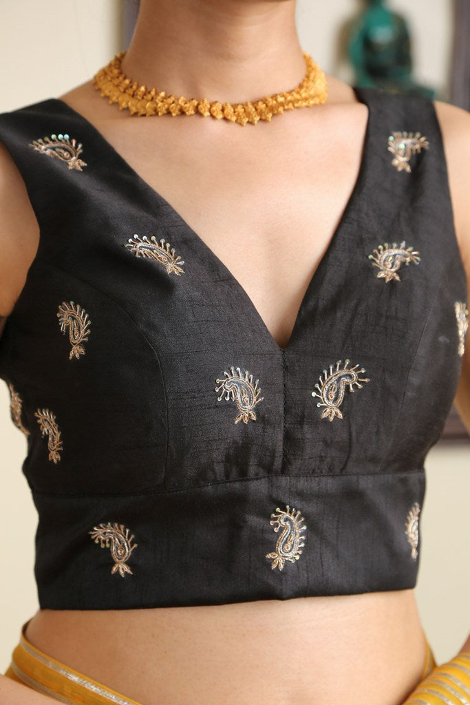 Women's Fiza Onyx Black Blouse