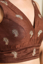 Load image into Gallery viewer, Women&#39;s Fiza Jasper Brown Blouse