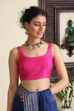 Load image into Gallery viewer, Women&#39;s Nazaqat Rani Pink Blouse
