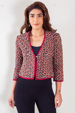 Load image into Gallery viewer, Geometric Short Quilted Jacket