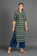 Load image into Gallery viewer, Women&#39;s Juniper Tucked Kurta

