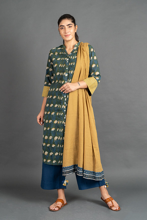 Women's Juniper Tucked Kurta