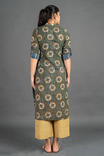 Load image into Gallery viewer, Women&#39;s Rainforest Yoke Kurta
