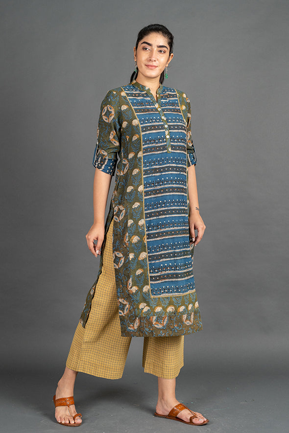 Women's Rainforest Yoke Kurta