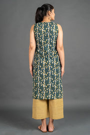 Women's Seaweed Sleeveless Kurta