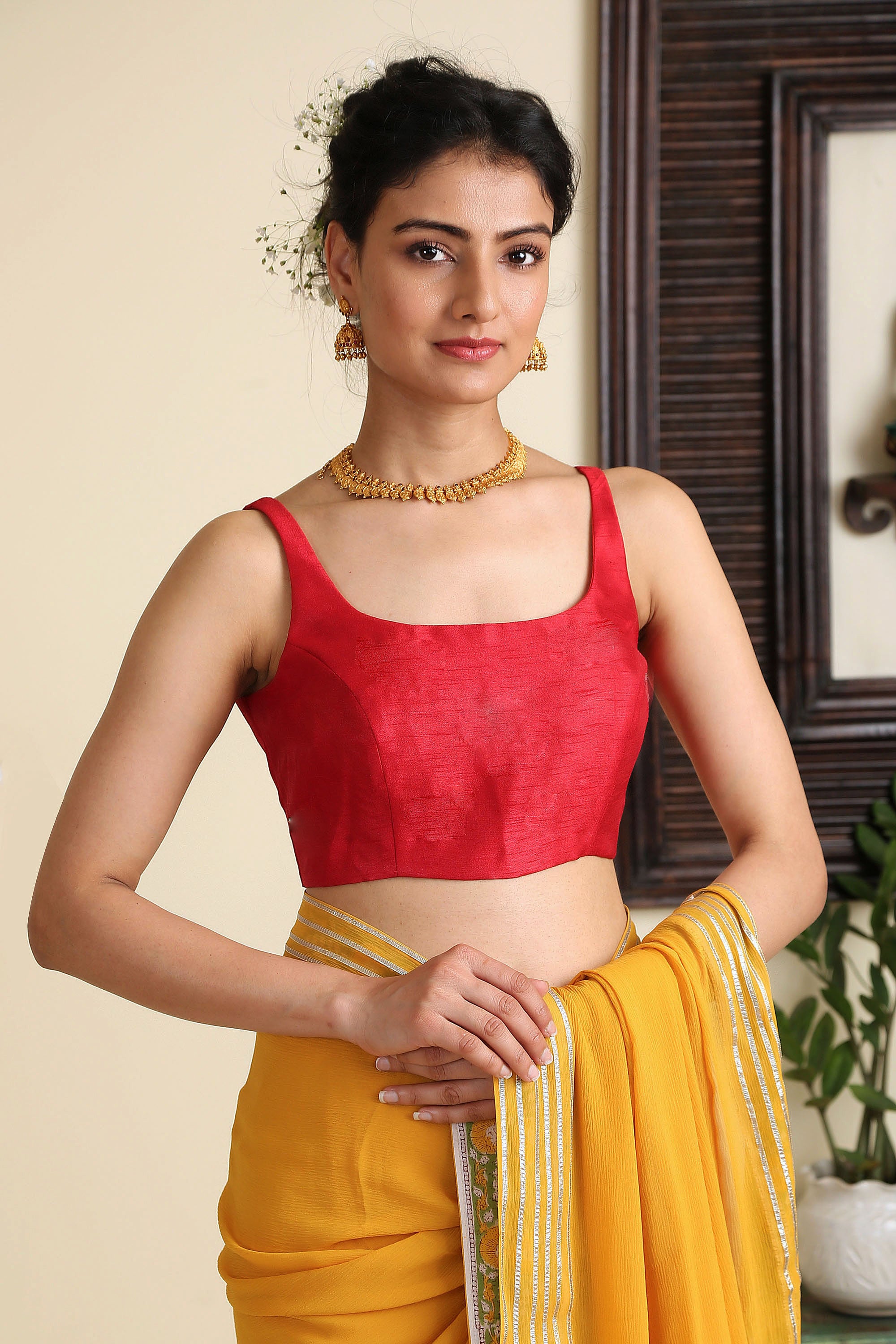 Women's Nazaqat Ruby Red Blouse