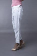 Load image into Gallery viewer, Women&#39;s White Pencil Pant
